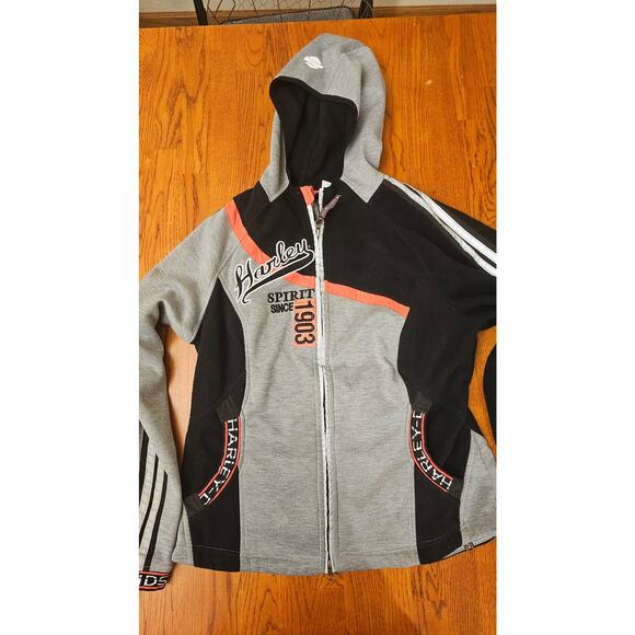 Harley Davidson fleece and sweatshirt combination size Large hoodie - Picture 2 of 2